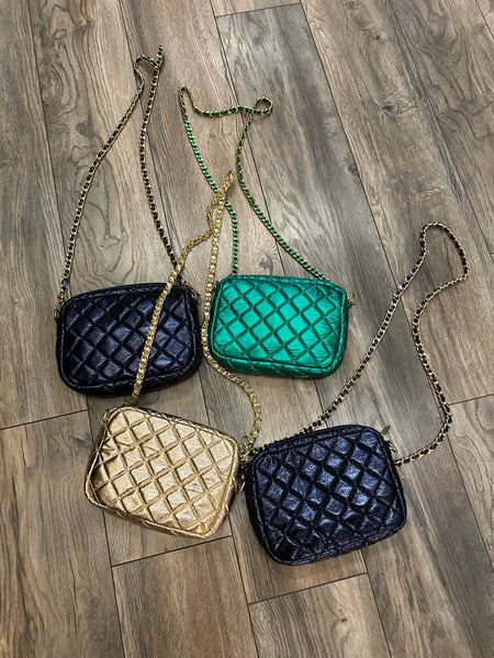 Quilted Crossbody chain Bag