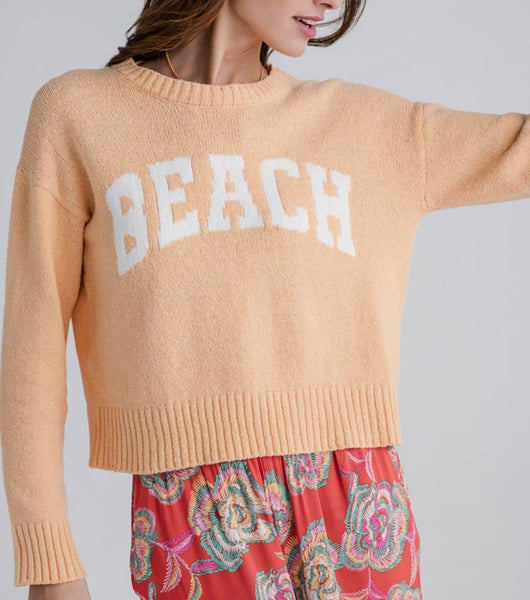 Z Supply Beach Sweater - peach
