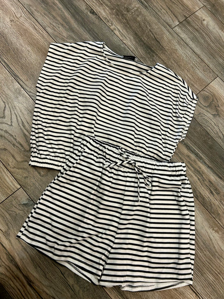 Play All Day 2pc Short Stripe Set