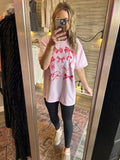 Pretty Bows Valentines Comfort Colors tee