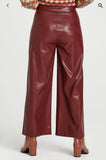 Another Love Vino Sparkle Vegan Leather crop pants